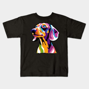 Dachshund Pop Art - Dog Lover Gifts Kids T-Shirt